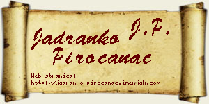 Jadranko Piroćanac vizit kartica
